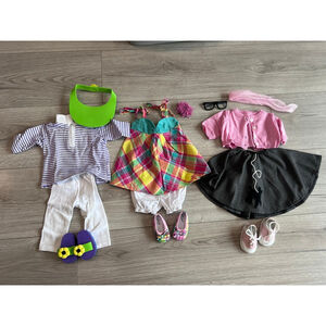 Doll Clothes for 18” American Girl ~ 3 Outfits Dress Poodle Skirt And More